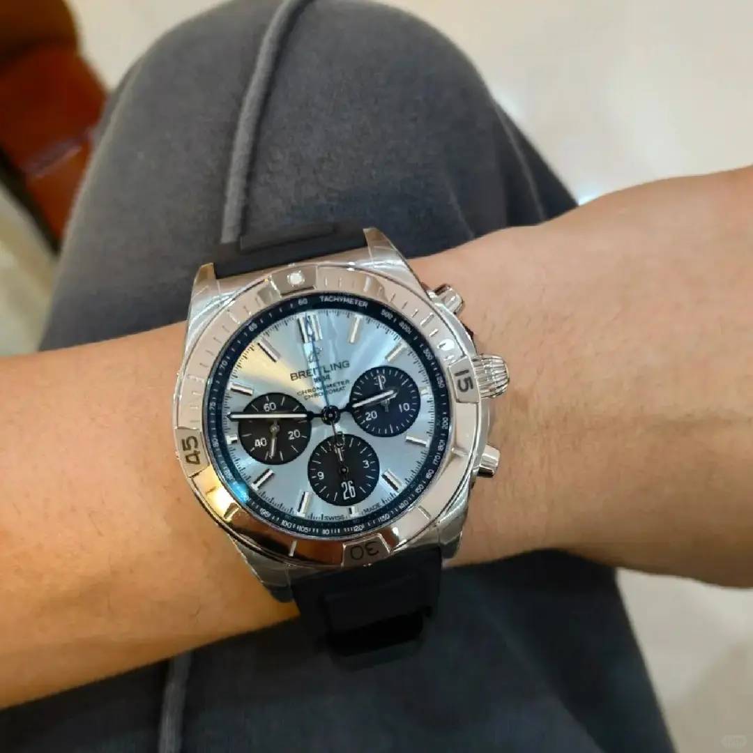 Affordable Breitling Ice Blue Watch for Just 3.8q ~ Luxe Timepieces
