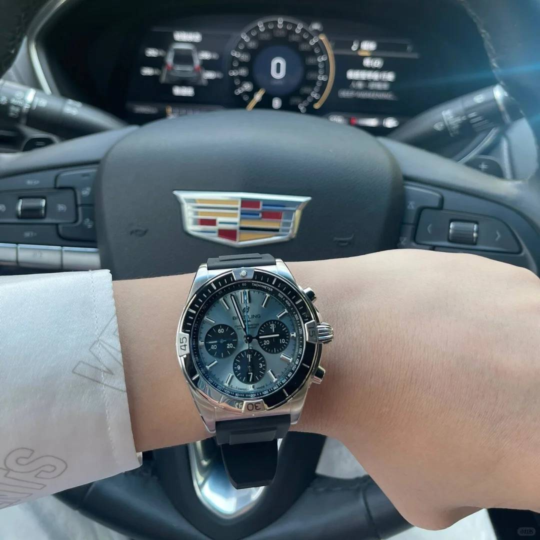 Affordable Breitling Ice Blue Watch for Just 3.8q ~ Luxe Timepieces