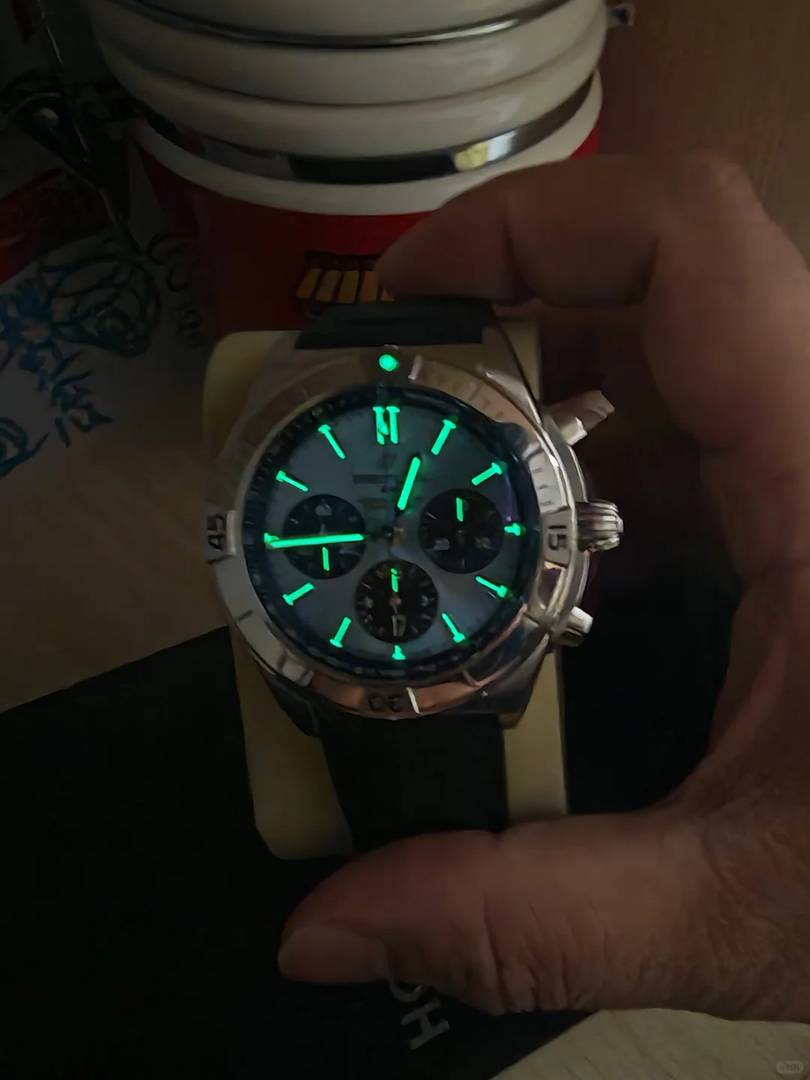 Breitling Ice Blue Super Chronograph Watch Diary 1 - Luxury Timepiece Review