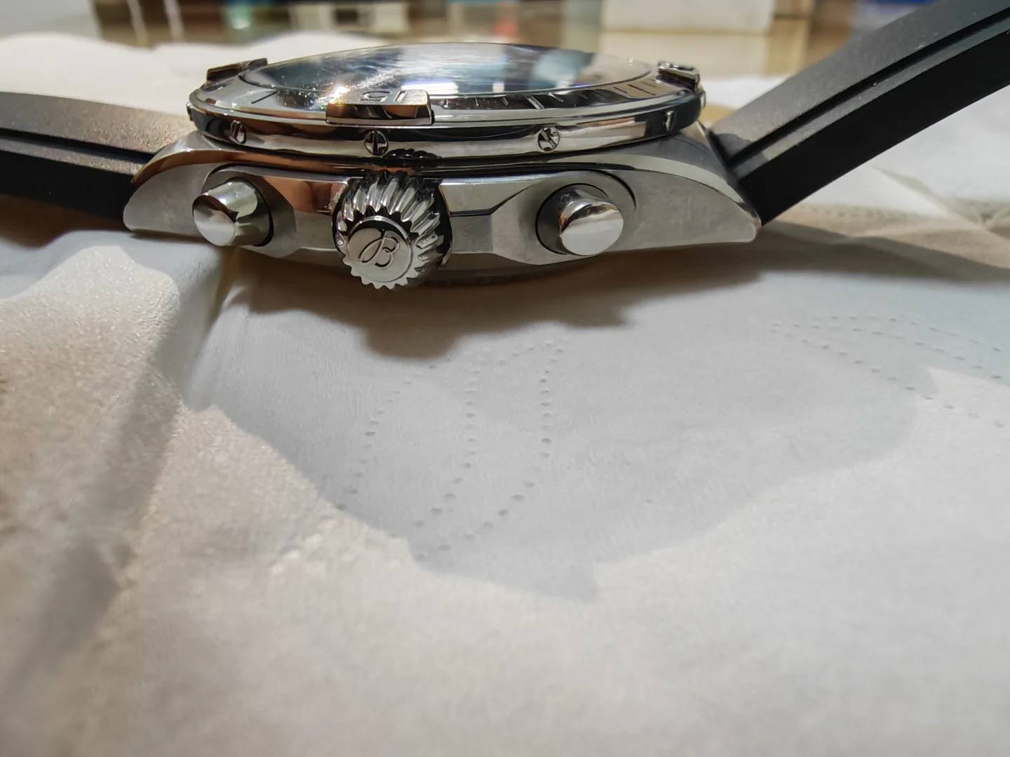 Breitling Ice Blue Super Chronograph Watch Diary 1 - Luxury Timepiece Review