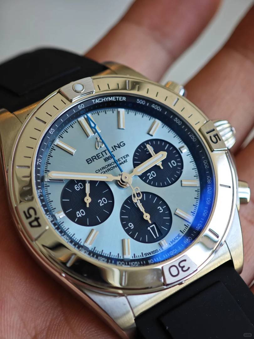 Breitling Ice Blue Super Chronograph Watch Diary 1 - Luxury Timepiece Review