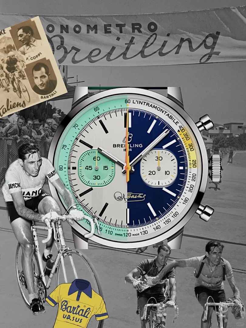 Retro Cycling Party DNA Activated | Breitling × Coppi Bartali Bikes