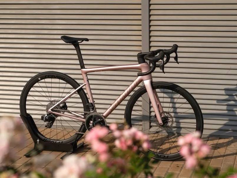 Resenha da Bicicleta de Estrada Specialized Tarmac SL8 Expert Cherry Blossom Pink