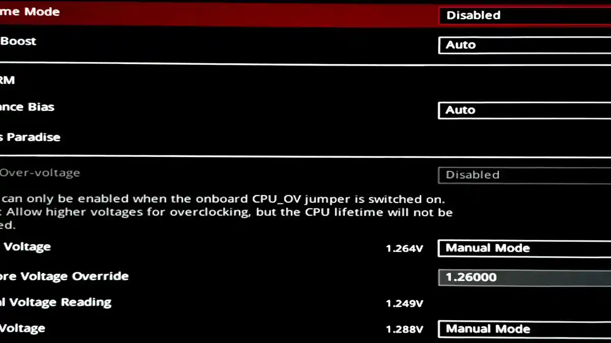 دليل تجاوز سرعة معالج Ryzen 7 9800X3D يدويًا B650E-F