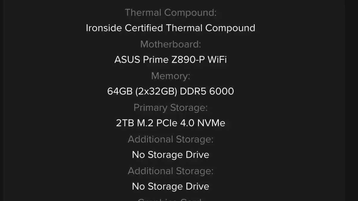 PC de bureau Goth : 3880 dollars, est-ce un prix raisonnable ?