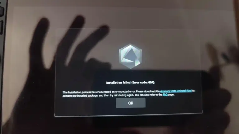 Rog Ally X Error 604: How to Fix Update