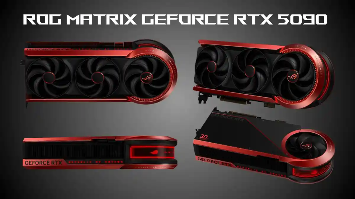 ASUS ROG Matrix RTX 5090: وحدة معالجة رسومية بمناسبة الذكرى الـ30 المحدودة