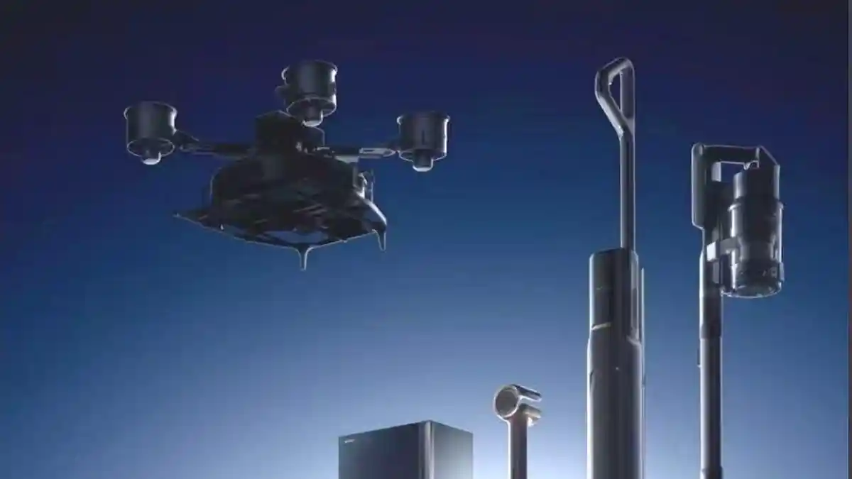 روبوت مُعلق لشركة MOVA يُعرض في مؤتمر CES 2026