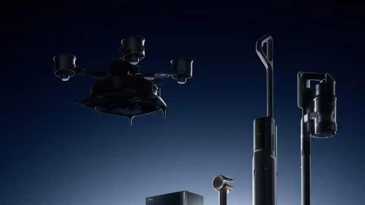 روبوت مُعلق لشركة MOVA يُعرض في مؤتمر CES 2026